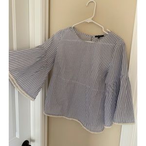 Blue and white striped blouse!